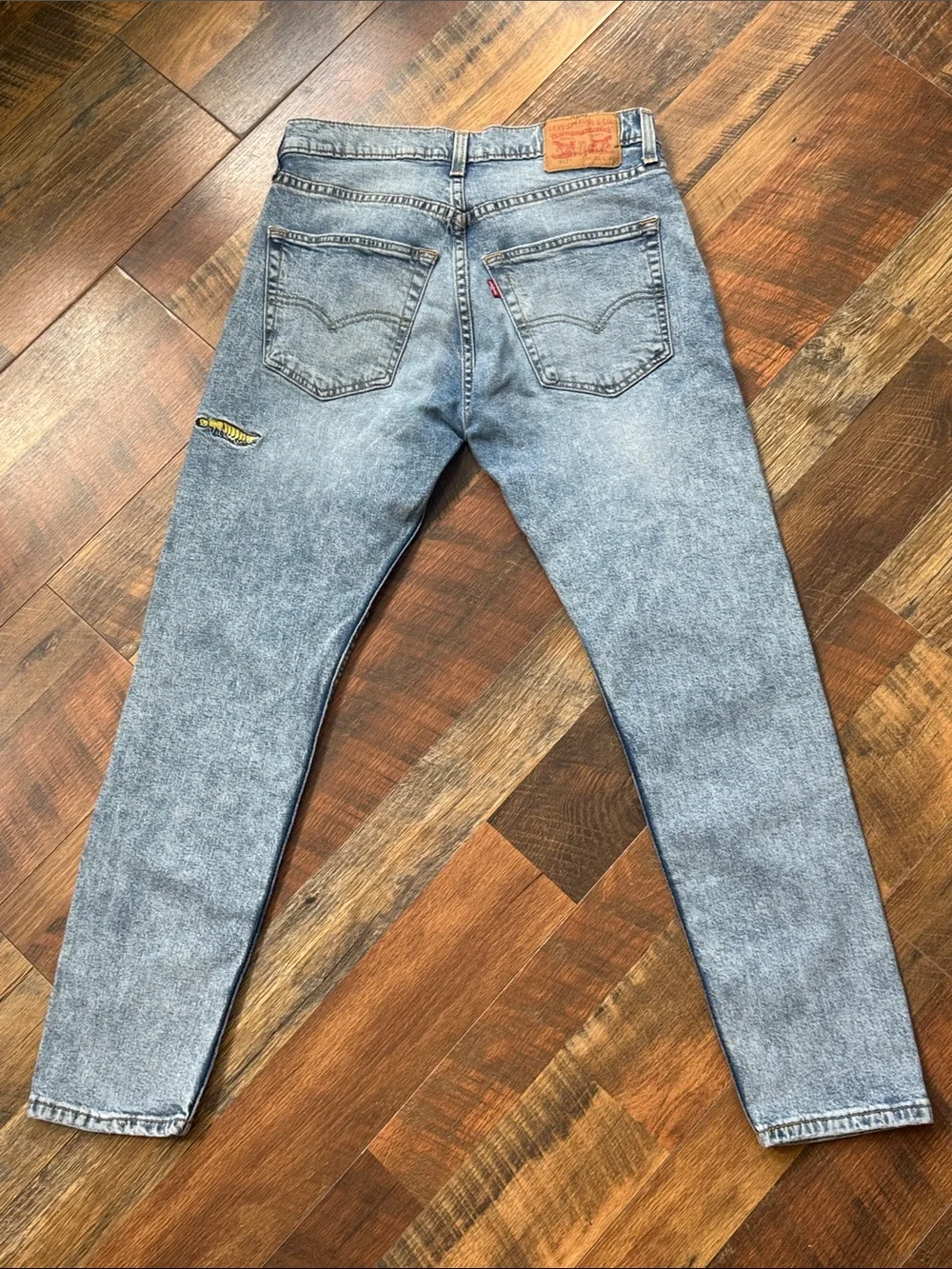 Levi’s 512 Slim Taper Embroidered Insect Jeans W31 L30 Dragonfly Butterfly